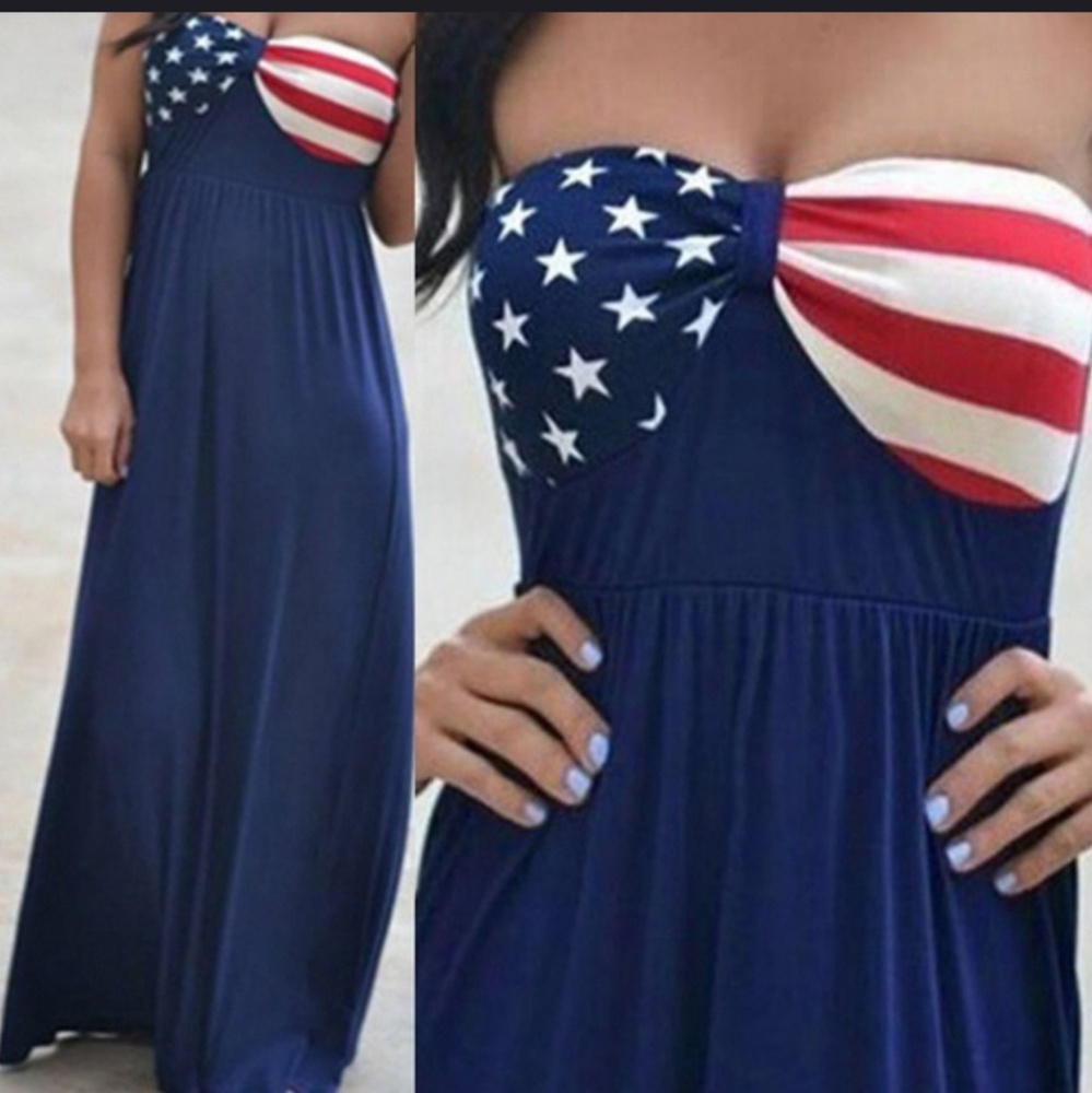 American Maxi Dress